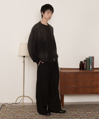 WEGO ブラストダブルZIPスウェットカーディガン ブラック