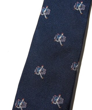 J.PRESS MEN 【AaronChang】モチーフ ネクタイ ネイビー系