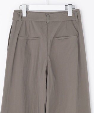 自由区 【カトリエムブーケ】Envelopper ワイドストレートラップパンツ グレー