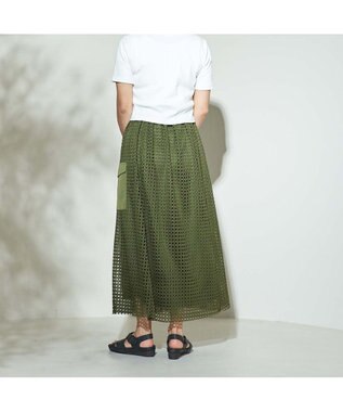 ing <ing>【WEB限定】【3E】クロスデザインサンダル ブラック