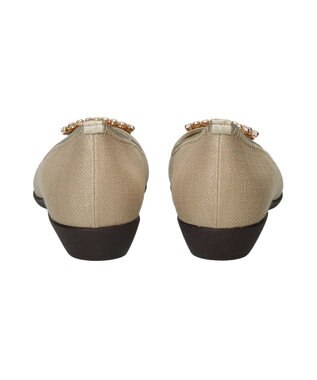 Bridget Birkin ＜2E＞【Bridget Birkin Walk】ビジューモチーフポインテッドパンプス オーク雑材