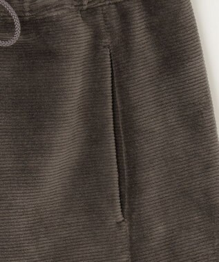 23区GOLF セットアップ対応【23Fondation/WOMEN】コーデュロイ スカート グレー系