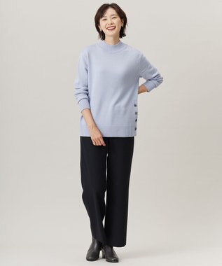 J.PRESS LADIES L 【WEB限定カラーあり・洗える】CLEAR WOOL BLEND ニット 【WEB限定】ライラックブルー系