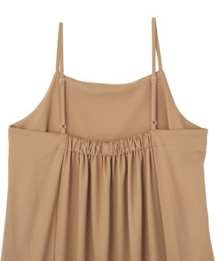 YECCA VECCA 【2点SET】ミリタリーシアーシャツセットキャミワンピース Beige