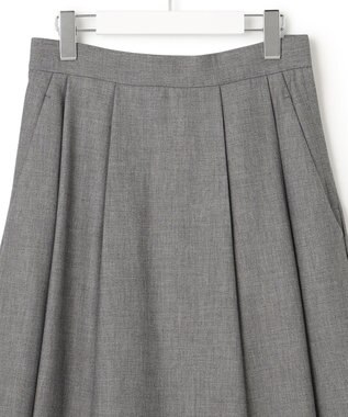 23区 【23区 | 5525gallery】ウールストレッチ フレア スカート グレー系