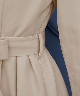 Tiaclasse L 【洗える】ステンカラードレスコート ライトベージュ