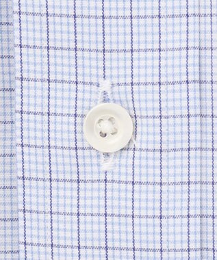 J.PRESS MEN 【PREMIUM PLEATS / 形態安定】BROADジャーミンチェックシャツ / B.D. サックスブルー系3