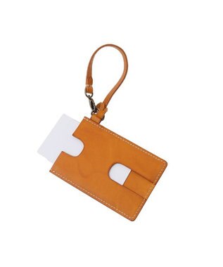 genten カットワーク パスケース イエロー