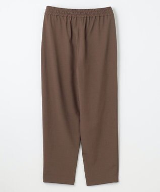 ANY 【洗濯機可/接触冷感/UVケア】イージーケアライトストレッチテーパードパンツ ブラウン