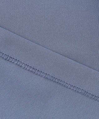 ANY SIS 【接触冷感・吸水速乾・UVケア】エアリードレープスムーススキッパー ブラウス スモーキーブルー