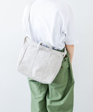 NIZYU KANO 【はまじコラボ】Airyトート Sサイズ ライトグレー