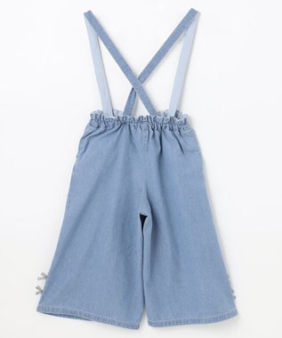 ANY KIDS デニム ガウチョパンツ ブルー