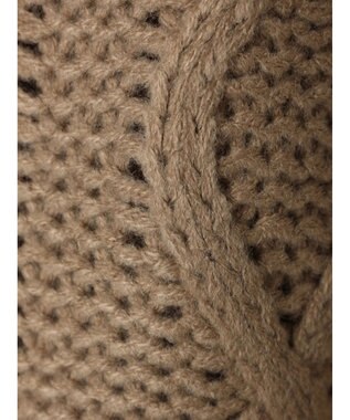 CRAFT STANDARD BOUTIQUE ケーブルニットドッキングスウェット Mocha