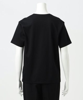 23区 【エステータ】スーピマコットン プレミアムジャージー 半袖Tシャツ ブラック系