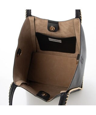 UNBILLION cachecache ボールチェーン2wayトートバッグ ブラック