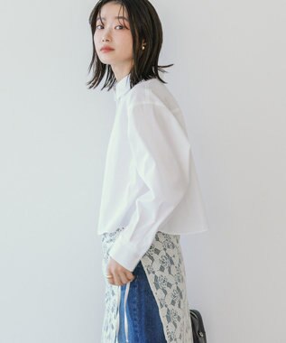 AMERICAN HOLIC クロップドシャツ Off White