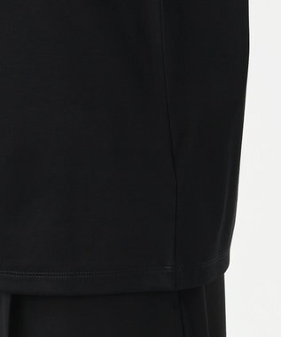 23区 【エステータ】スーピマコットン プレミアムジャージー 半袖Tシャツ ブラック系