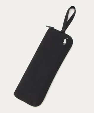 MOONBAT POLO RALPH LAUREN(ポロ ラルフローレン) ポロポニー ポケッタブル 傘袋 吸水生地 無地 折りたたみ傘用 ブラック