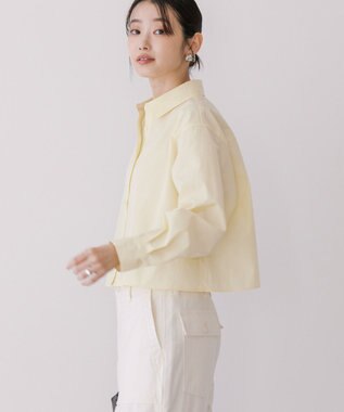AMERICAN HOLIC クロップドシャツ Yellow
