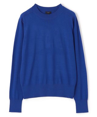 JOSEPH ウールカシミヤ　ラウンドネックニット Lapis