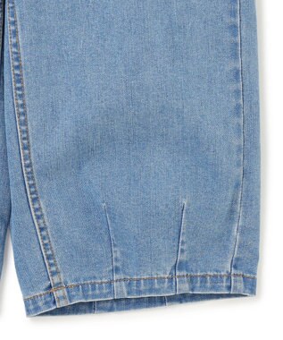 UNFILO 【110-150cm】カーブワイドデニム ミッドブルー