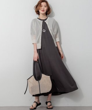 23区 リングシェル ネックレス ブラック系