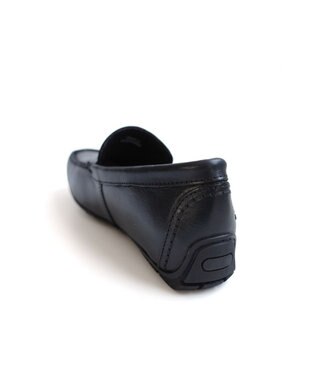 Pointer 本革インヒールローファー ブラック