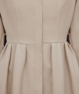 Tiaclasse L 【洗える】ステンカラードレスコート ライトベージュ