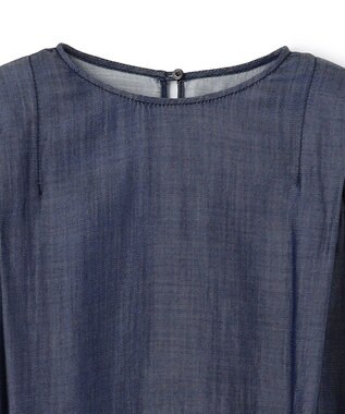 uncrave リヨセルデニム ノースリーブブラウス インディゴ