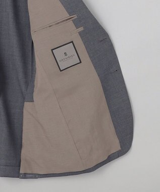 GOTAIRIKU 新色追加/セットアップ対応【ウォッシャブル/シワになりにくい/ストレッチ】ウォッシャブル ウールジャケット(25年モデル) 25年新色/ライトグレー系