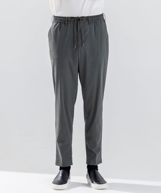 JOSEPH HOMME 新素材【ストレッチ】グレインウェーブストレッチ ドロスト付テーパードパンツ / PEGG CONVERTIBLE ダークグリーン系