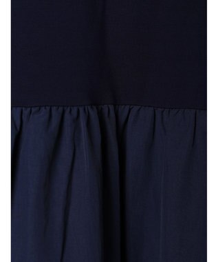 earth music&ecology ドッキングギャザーワンピース Navy