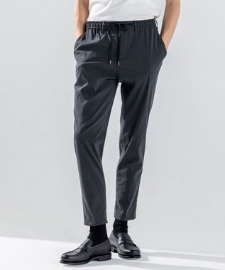 JOSEPH HOMME 新素材【ストレッチ】グレインウェーブストレッチ ドロスト付テーパードパンツ / PEGG CONVERTIBLE グレー系