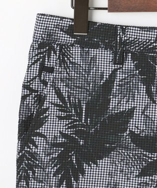 JOSEPH ABBOUD 【イージーケア】リーフ柄 ライトウェーブハーフパンツ ライトグレー系6