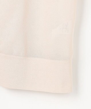 J.PRESS LADIES 【WEB限定カラーあり】SHEER LIGHT KNIT パーカー グレージュ系