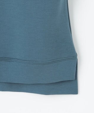 ANY L 【洗濯機可】クロップド丈ダンボールパーカー ブルー