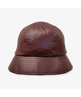 林八百吉商店 un chapeau エコレザーメトロハット ワイン