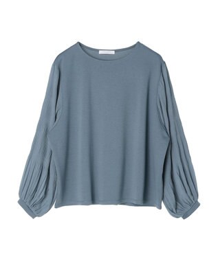 Green Parks マジョリカプリーツプルオーバー Sax