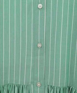 AMERICAN HOLIC サラックールアソートギャザーワンピース Stripe Green