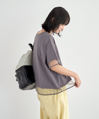 Green Parks 持続冷感　ドッキングプルオーバー Charcoal Gray