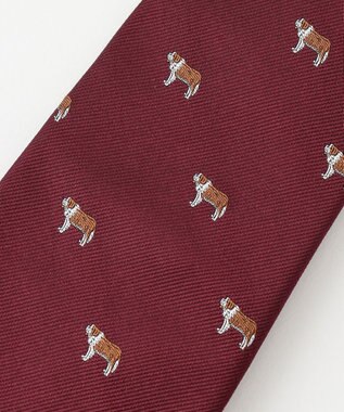 J.PRESS MEN 【J.PRESS STEPHEN WALTERS COLLECTION】アニマルモチーフ ネクタイ ワイン系8