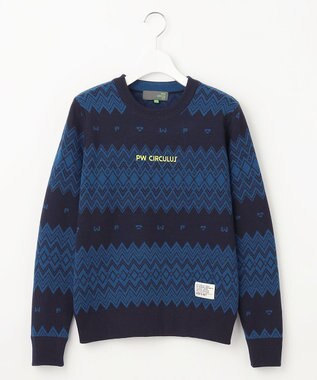 PW CIRCULUS 【手洗い可】【WOMEN】フェアアイルニット ネイビー系5