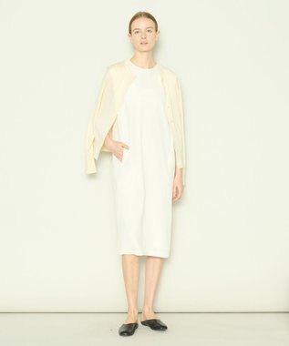 JOSEPH 【洗える】スムースジョーゼット　ドレス Ivory