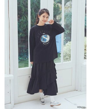 earth music&ecology Ｄｉｓｎｅｙ／キラキラフィガロロンＴ Black