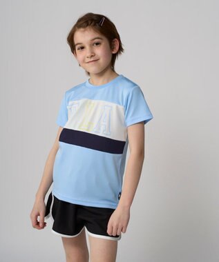 OP／FILA 【FILA】ドライピケ半袖Tシャツ サックス