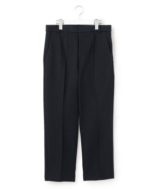 23区 L 【Lサイズ限定】ソフトストレッチポンチ テーパードパンツ ネイビー系