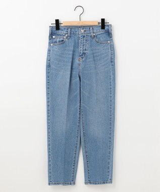 SHARE PARK LADIES センタープレスストレートデニム インディゴ