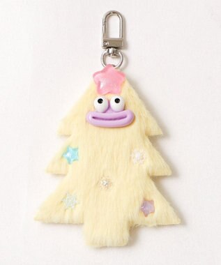 WEGO メリースノーツリーモンスターぬいぐるみキーホルダー イエロー