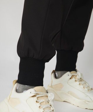 OP／FILA 【Kappa】ダブルクロス ユニセックスジョガーパンツ ブラック