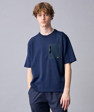 JOSEPH ABBOUD MOUNTAIN 【サステイナブル】オーガニックコットンアセテート ニットＴシャツ